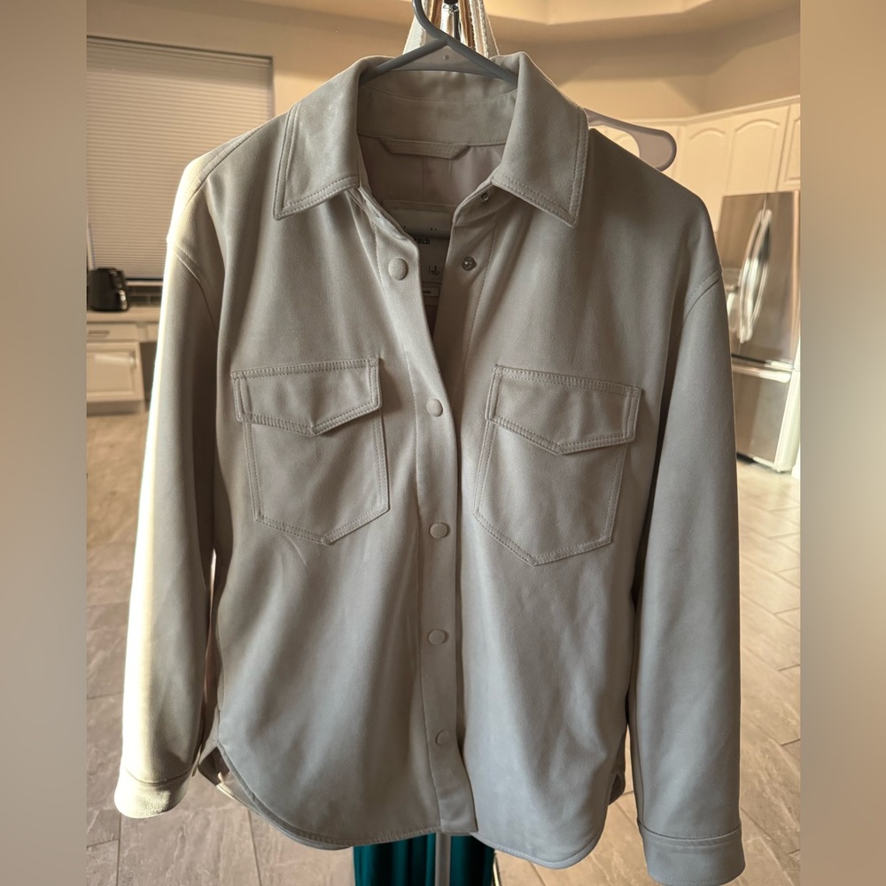 Women's Suede Cream Jacket